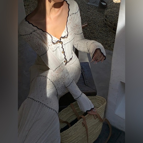 Commense Contrast Binding Knit Cardigan - Picture 4 of 14